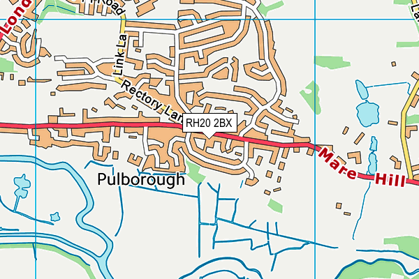 RH20 2BX map - OS VectorMap District (Ordnance Survey) RH20 2BX map - OS VectorMap District (Ordnance Survey)
