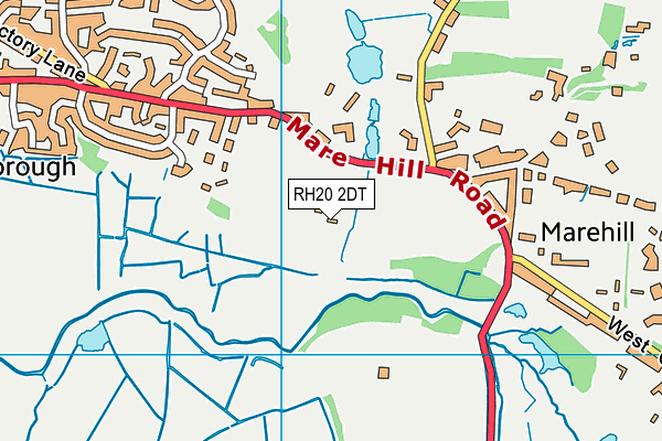 RH20 2DT map - OS VectorMap District (Ordnance Survey) RH20 2DT map - OS VectorMap District (Ordnance Survey)