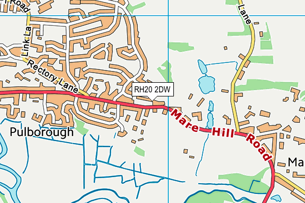 RH20 2DW map - OS VectorMap District (Ordnance Survey) RH20 2DW map - OS VectorMap District (Ordnance Survey)
