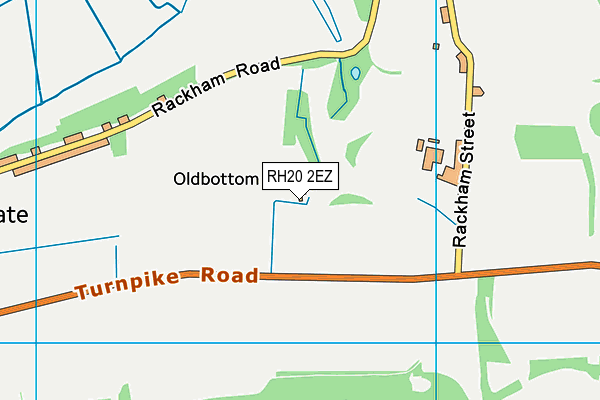RH20 2EZ map - OS VectorMap District (Ordnance Survey) RH20 2EZ map - OS VectorMap District (Ordnance Survey)