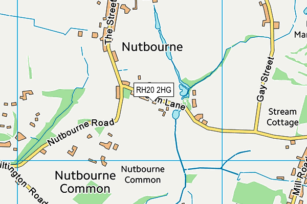 RH20 2HG map - OS VectorMap District (Ordnance Survey) RH20 2HG map - OS VectorMap District (Ordnance Survey)