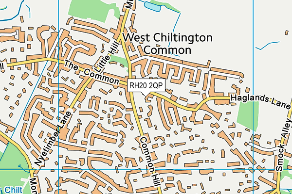 RH20 2QP map - OS VectorMap District (Ordnance Survey) RH20 2QP map - OS VectorMap District (Ordnance Survey)
