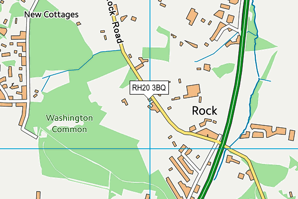 RH20 3BQ map - OS VectorMap District (Ordnance Survey) RH20 3BQ map - OS VectorMap District (Ordnance Survey)