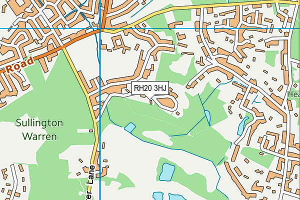 RH20 3HJ map - OS VectorMap District (Ordnance Survey) RH20 3HJ map - OS VectorMap District (Ordnance Survey)