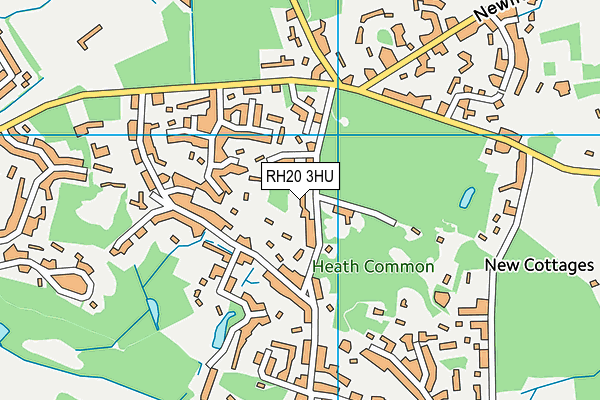 RH20 3HU map - OS VectorMap District (Ordnance Survey) RH20 3HU map - OS VectorMap District (Ordnance Survey)
