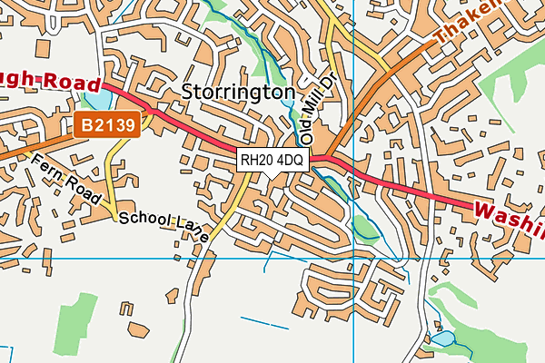 RH20 4DQ map - OS VectorMap District (Ordnance Survey) RH20 4DQ map - OS VectorMap District (Ordnance Survey)