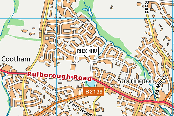 RH20 4HU map - OS VectorMap District (Ordnance Survey) RH20 4HU map - OS VectorMap District (Ordnance Survey)