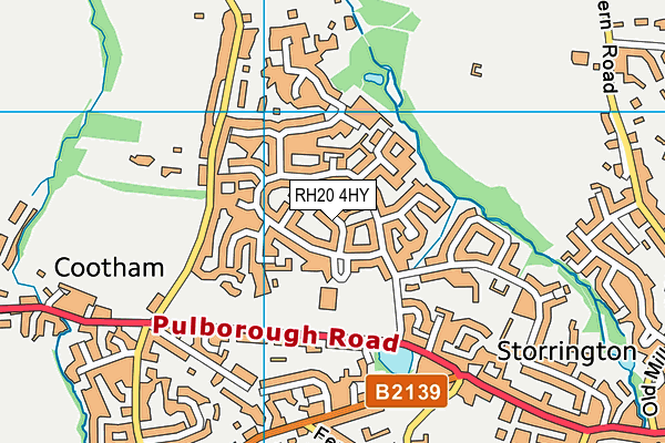 RH20 4HY map - OS VectorMap District (Ordnance Survey) RH20 4HY map - OS VectorMap District (Ordnance Survey)