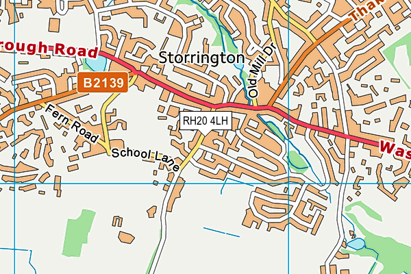 RH20 4LH map - OS VectorMap District (Ordnance Survey) RH20 4LH map - OS VectorMap District (Ordnance Survey)
