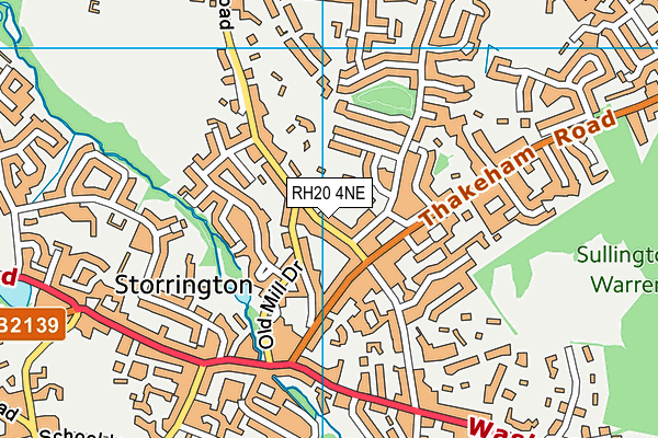 RH20 4NE map - OS VectorMap District (Ordnance Survey) RH20 4NE map - OS VectorMap District (Ordnance Survey)