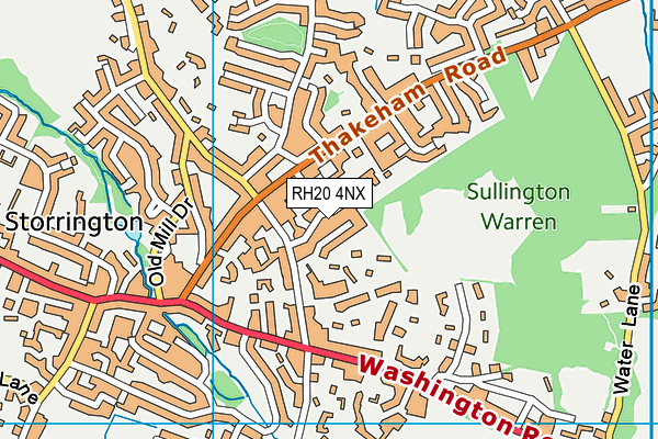 RH20 4NX map - OS VectorMap District (Ordnance Survey) RH20 4NX map - OS VectorMap District (Ordnance Survey)