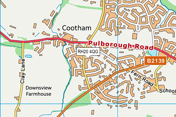 RH20 4QG map - OS VectorMap District (Ordnance Survey) RH20 4QG map - OS VectorMap District (Ordnance Survey)