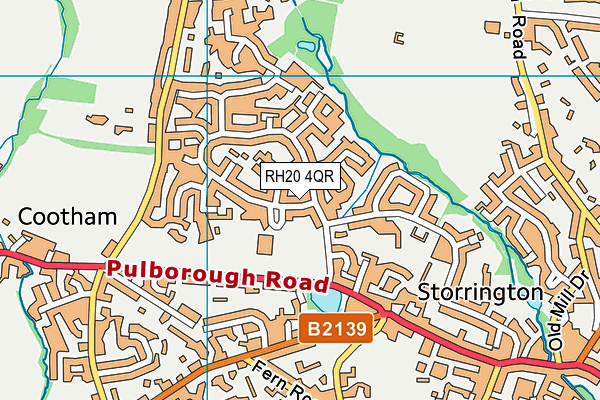 RH20 4QR map - OS VectorMap District (Ordnance Survey) RH20 4QR map - OS VectorMap District (Ordnance Survey)