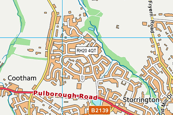 RH20 4QT map - OS VectorMap District (Ordnance Survey) RH20 4QT map - OS VectorMap District (Ordnance Survey)