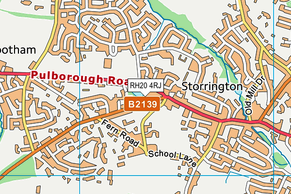 RH20 4RJ map - OS VectorMap District (Ordnance Survey) RH20 4RJ map - OS VectorMap District (Ordnance Survey)