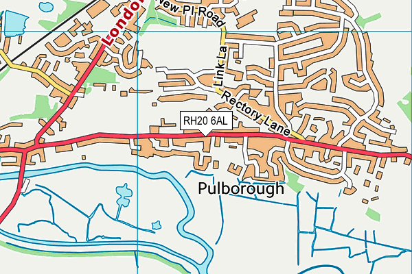 RH20 6AL map - OS VectorMap District (Ordnance Survey) RH20 6AL map - OS VectorMap District (Ordnance Survey)