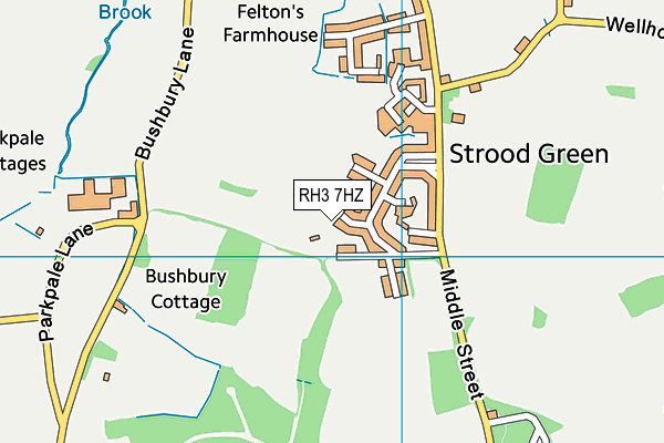 RH3 7HZ map - OS VectorMap District (Ordnance Survey) RH3 7HZ map - OS VectorMap District (Ordnance Survey)
