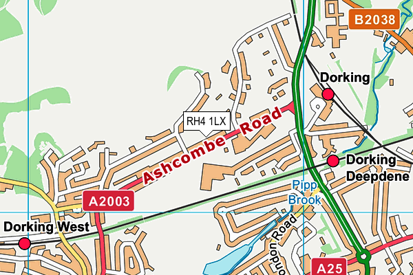 RH4 1LX map - OS VectorMap District (Ordnance Survey) RH4 1LX map - OS VectorMap District (Ordnance Survey)
