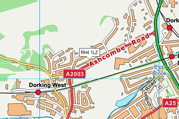 RH4 1LZ map - OS VectorMap District (Ordnance Survey) RH4 1LZ map - OS VectorMap District (Ordnance Survey)