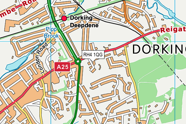 RH4 1QG map - OS VectorMap District (Ordnance Survey) RH4 1QG map - OS VectorMap District (Ordnance Survey)