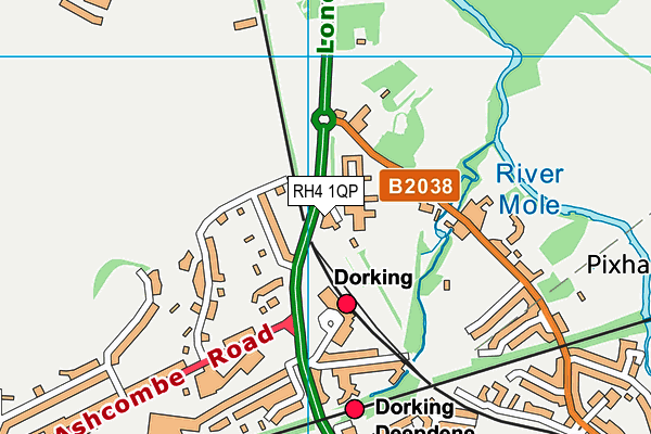 RH4 1QP map - OS VectorMap District (Ordnance Survey) RH4 1QP map - OS VectorMap District (Ordnance Survey)