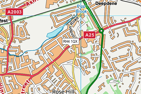 RH4 1QX map - OS VectorMap District (Ordnance Survey) RH4 1QX map - OS VectorMap District (Ordnance Survey)