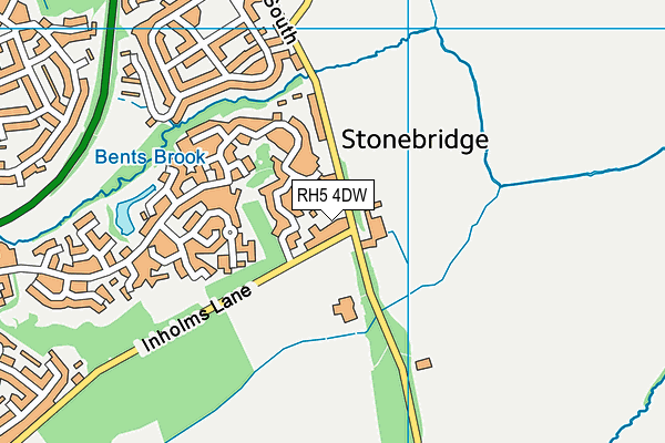 RH5 4DW map - OS VectorMap District (Ordnance Survey) RH5 4DW map - OS VectorMap District (Ordnance Survey)