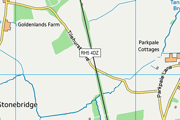 RH5 4DZ map - OS VectorMap District (Ordnance Survey) RH5 4DZ map - OS VectorMap District (Ordnance Survey)