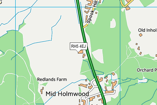 RH5 4EJ map - OS VectorMap District (Ordnance Survey) RH5 4EJ map - OS VectorMap District (Ordnance Survey)