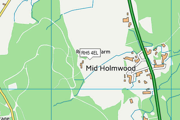 RH5 4EL map - OS VectorMap District (Ordnance Survey) RH5 4EL map - OS VectorMap District (Ordnance Survey)