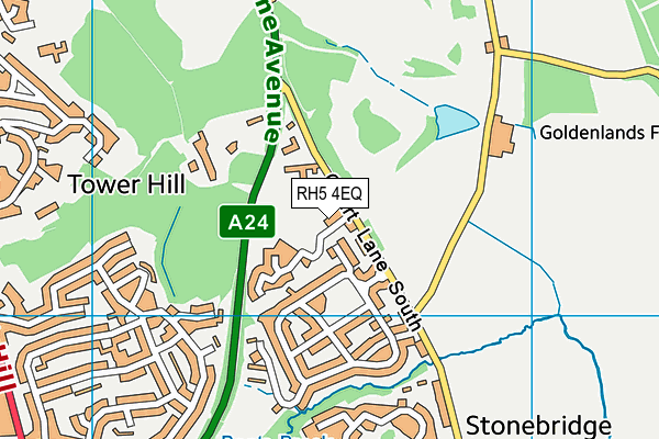 RH5 4EQ map - OS VectorMap District (Ordnance Survey) RH5 4EQ map - OS VectorMap District (Ordnance Survey)