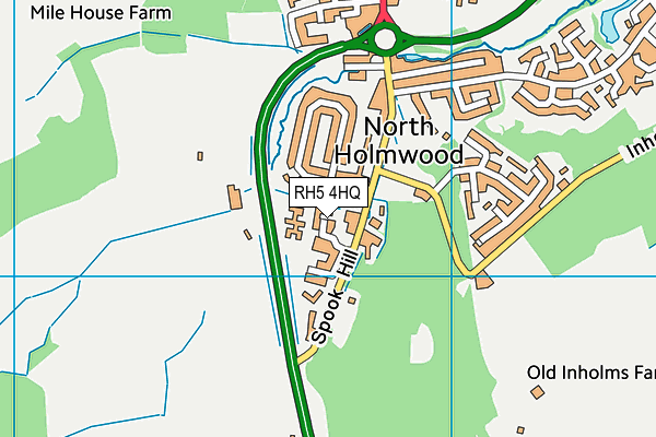 RH5 4HQ map - OS VectorMap District (Ordnance Survey) RH5 4HQ map - OS VectorMap District (Ordnance Survey)
