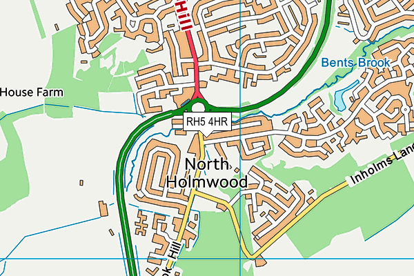 RH5 4HR map - OS VectorMap District (Ordnance Survey) RH5 4HR map - OS VectorMap District (Ordnance Survey)