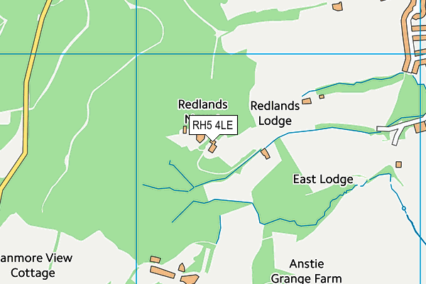 RH5 4LE map - OS VectorMap District (Ordnance Survey) RH5 4LE map - OS VectorMap District (Ordnance Survey)