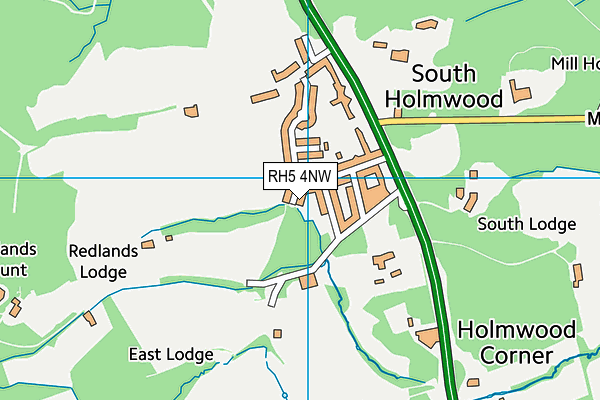 RH5 4NW map - OS VectorMap District (Ordnance Survey) RH5 4NW map - OS VectorMap District (Ordnance Survey)