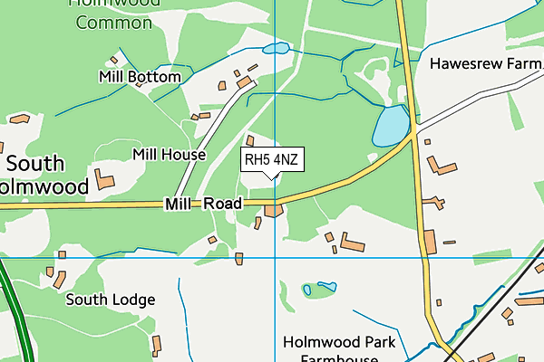 RH5 4NZ map - OS VectorMap District (Ordnance Survey) RH5 4NZ map - OS VectorMap District (Ordnance Survey)