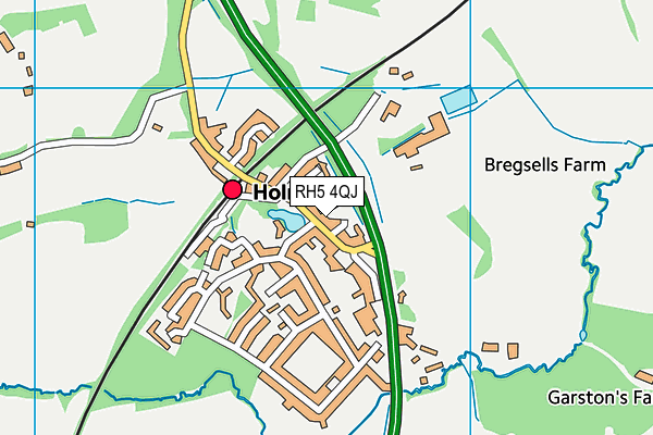 RH5 4QJ map - OS VectorMap District (Ordnance Survey) RH5 4QJ map - OS VectorMap District (Ordnance Survey)