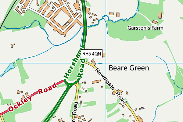 RH5 4QN map - OS VectorMap District (Ordnance Survey) RH5 4QN map - OS VectorMap District (Ordnance Survey)