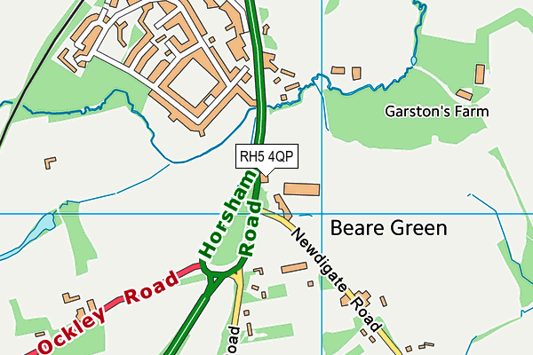 RH5 4QP map - OS VectorMap District (Ordnance Survey) RH5 4QP map - OS VectorMap District (Ordnance Survey)