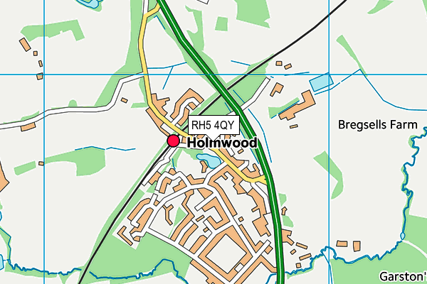 RH5 4QY map - OS VectorMap District (Ordnance Survey) RH5 4QY map - OS VectorMap District (Ordnance Survey)