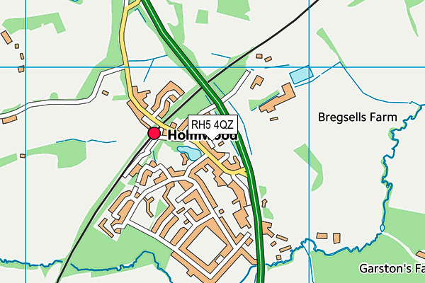 RH5 4QZ map - OS VectorMap District (Ordnance Survey) RH5 4QZ map - OS VectorMap District (Ordnance Survey)