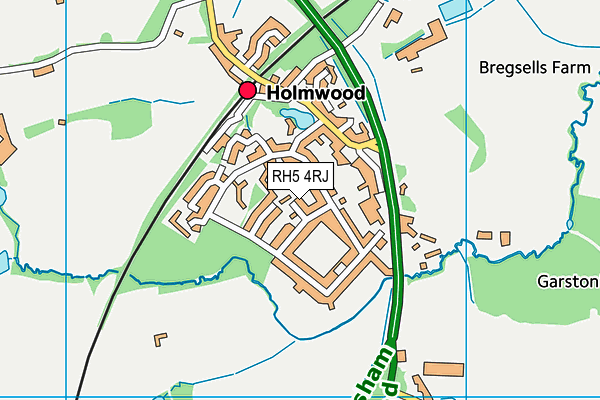 RH5 4RJ map - OS VectorMap District (Ordnance Survey) RH5 4RJ map - OS VectorMap District (Ordnance Survey)