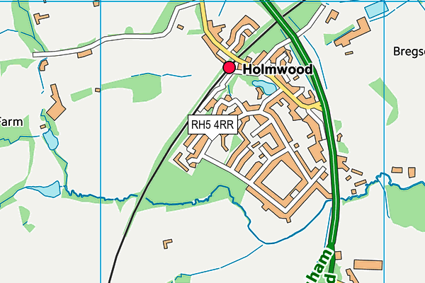 RH5 4RR map - OS VectorMap District (Ordnance Survey) RH5 4RR map - OS VectorMap District (Ordnance Survey)