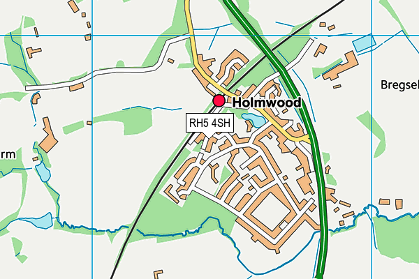 RH5 4SH map - OS VectorMap District (Ordnance Survey) RH5 4SH map - OS VectorMap District (Ordnance Survey)