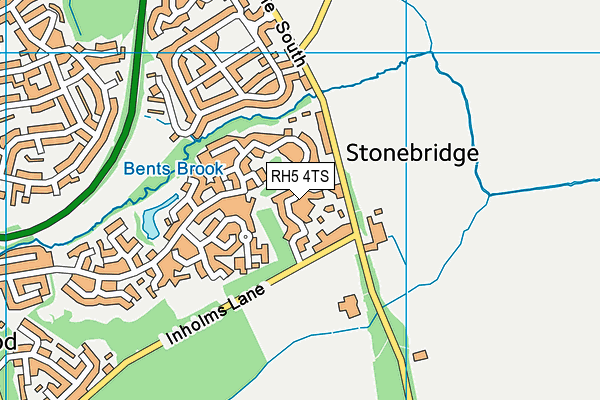 RH5 4TS map - OS VectorMap District (Ordnance Survey) RH5 4TS map - OS VectorMap District (Ordnance Survey)