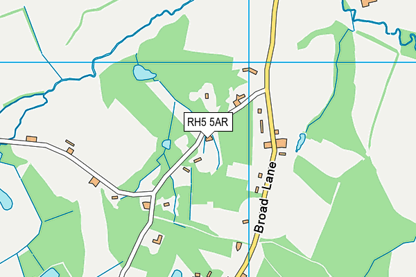 RH5 5AR map - OS VectorMap District (Ordnance Survey) RH5 5AR map - OS VectorMap District (Ordnance Survey)
