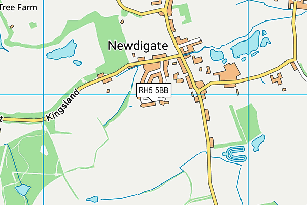 RH5 5BB map - OS VectorMap District (Ordnance Survey) RH5 5BB map - OS VectorMap District (Ordnance Survey)