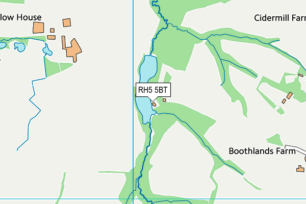 RH5 5BT map - OS VectorMap District (Ordnance Survey) RH5 5BT map - OS VectorMap District (Ordnance Survey)