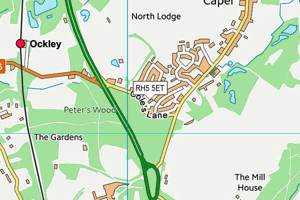 RH5 5ET map - OS VectorMap District (Ordnance Survey) RH5 5ET map - OS VectorMap District (Ordnance Survey)