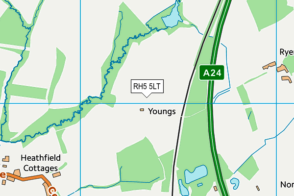 RH5 5LT map - OS VectorMap District (Ordnance Survey) RH5 5LT map - OS VectorMap District (Ordnance Survey)